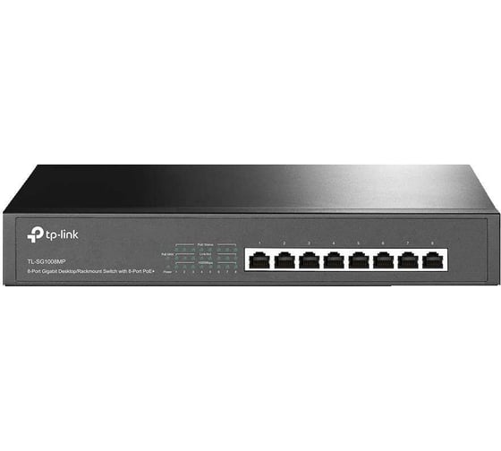 8-портовый коммутатор TP-Link TL-SG1008MP