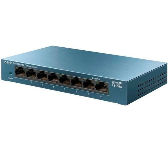 8-портовый настольный коммутатор TP-Link LS108G 1