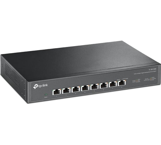 8-портовый настольный монтируемый в стойку коммутатор TP-Link TL-SX1008