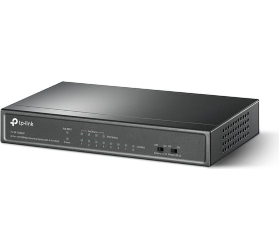 8-портовый неуправляемый коммутатор TP-Link TL-SF1008LP 1
