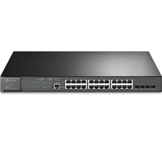 28-портовый гигабитный управляемый коммутатор TP-Link jetstream TL-SG3428MP 1