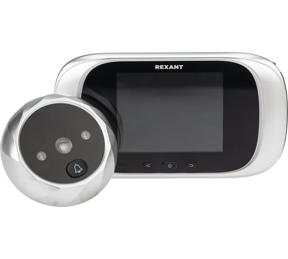 Дверной видеоглазок REXANT dv-112 с дисплеем 2.8" с функцией записи фото и звонком 45-1112