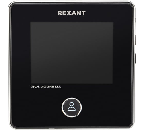 Дверной видеоглазок REXANT dv-113 с дисплеем 2.8" звонок и записи фото, аккумулятор 45-1113
