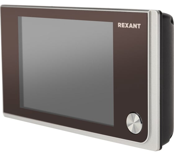 Дверной видеоглазок REXANT dv-114 с дисплеем 3.5", широкий угол обзора 120 45-1114