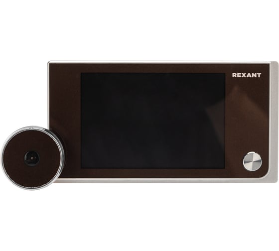 Дверной видеоглазок REXANT dv-114 с дисплеем 3.5", широкий угол обзора 120 45-1114