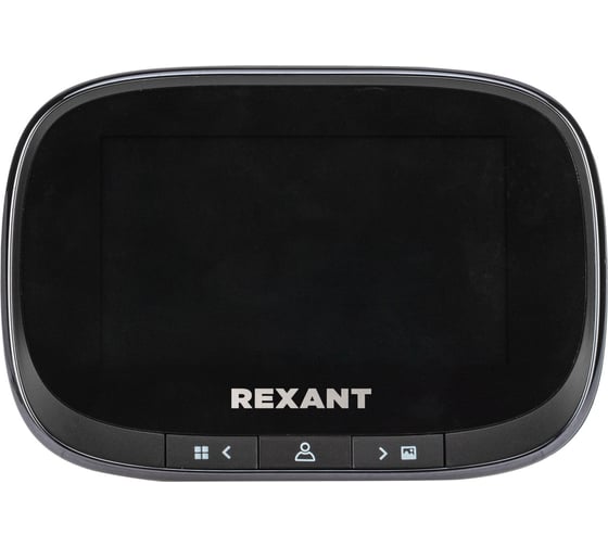 Дверной видеоглазок REXANT dv-115 с дисплеем 4.3 запись фото-видео по движению, ночной режим 45-1115