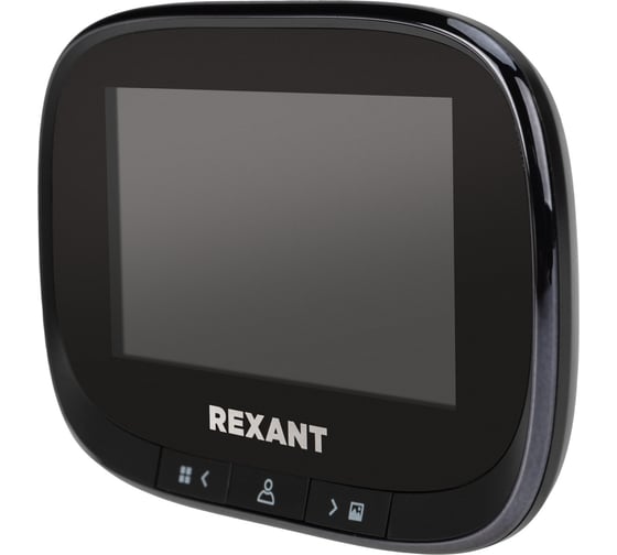 Дверной видеоглазок REXANT dv-115 с дисплеем 4.3 запись фото-видео по движению, ночной режим 45-1115