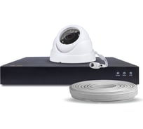 Комплект видеонаблюдения PS-link IP 2Мп KIT-A201IP-POE 1 камера для помещения 2601