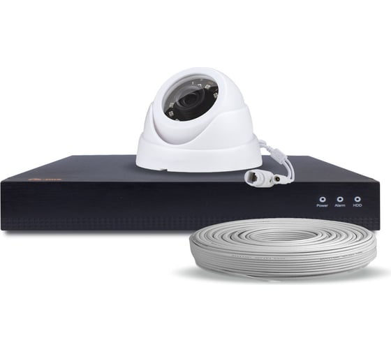 Комплект видеонаблюдения PS-link IP 2Мп KIT-A201IP-POE 1 камера для помещения 2601