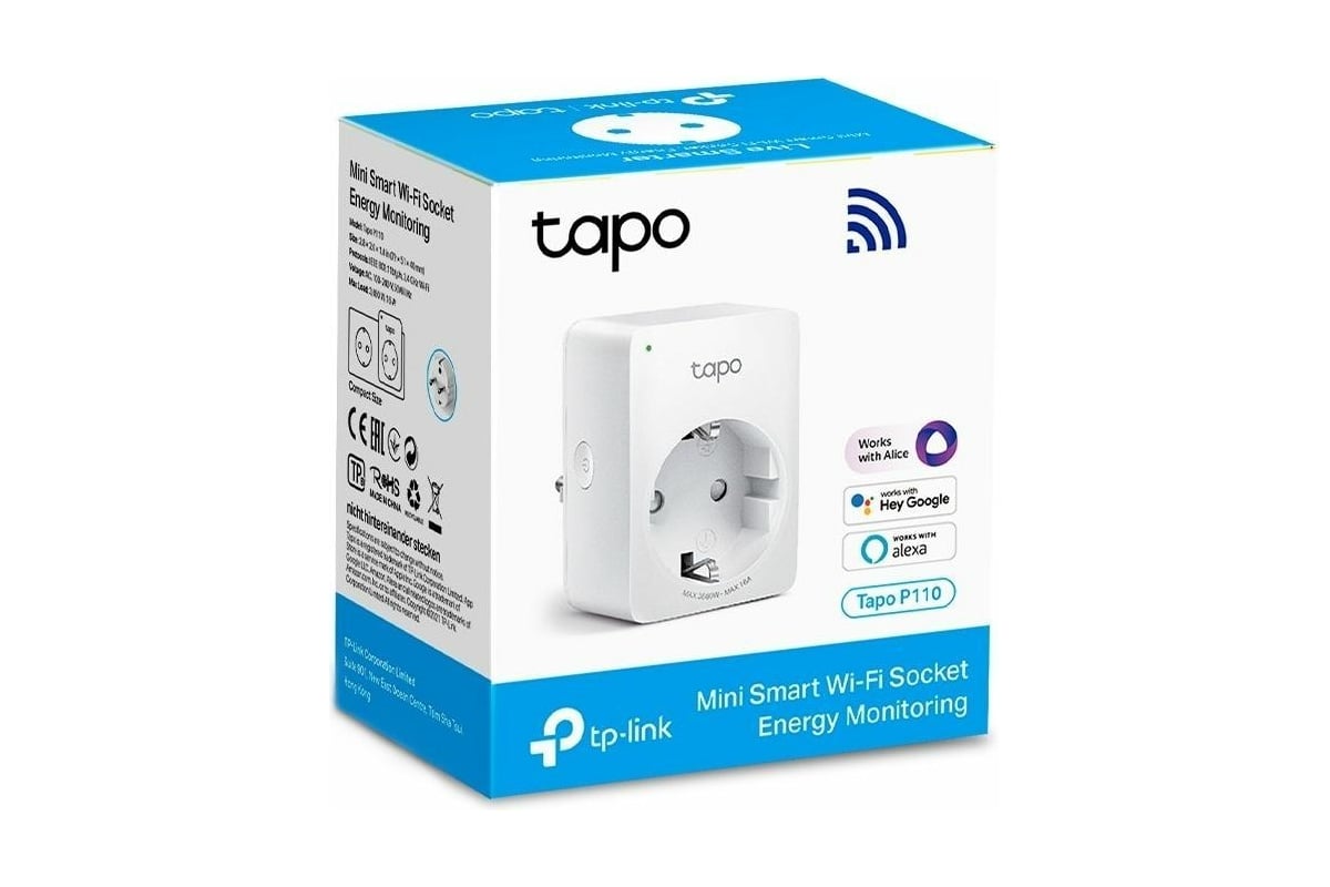  мини wi-fi розетка TP-Link Tapo P110 - выгодная цена, отзывы .