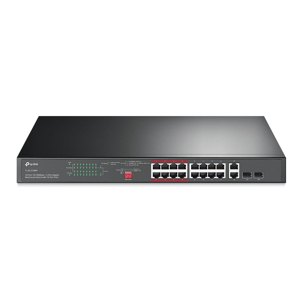 Неуправляемый коммутатор на 16 портов TP-Link TL-SL1218MP - выгодная ...