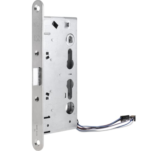 Корпус огнестойкого соленоидного замка Doorlock DL 1901EM/WA/65mm/NO/R правый, без функции антипаник, нормально открытый, 12V-24V AC/DC, PZ72, ZN front 24x235 75471 1