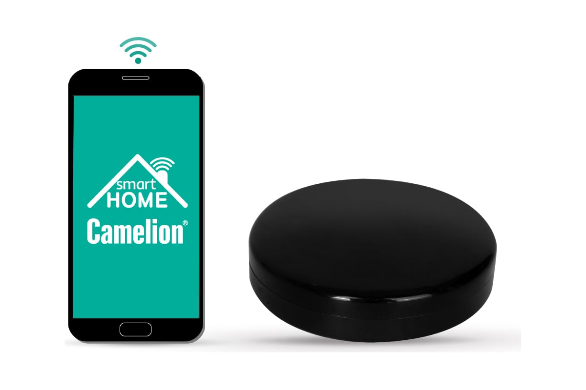 Пульт д/у Camelion Smart Home RC/SH-1/HS/WIFI (с датчиком температуры и  влажности WiFi) 14801 - выгодная цена, отзывы, характеристики, фото -  купить в Москве и РФ