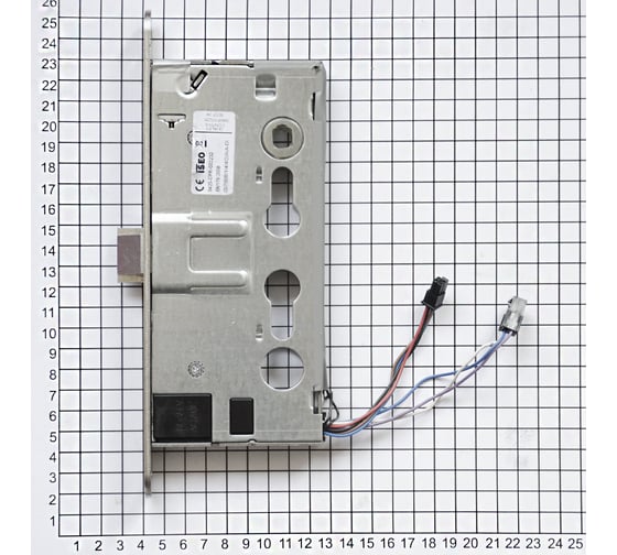 Корпус огнестойкого соленоидного замка Doorlock DL 1901EM/WA/65mm/NO/L левый, без функции антипаник, нормально открытый, 12V-24V AC/DC, PZ72, ZN front 24x235 75470
