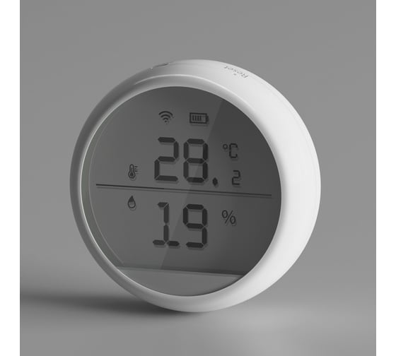 Умный датчик температуры и влажности Elektrostandard белый a061849