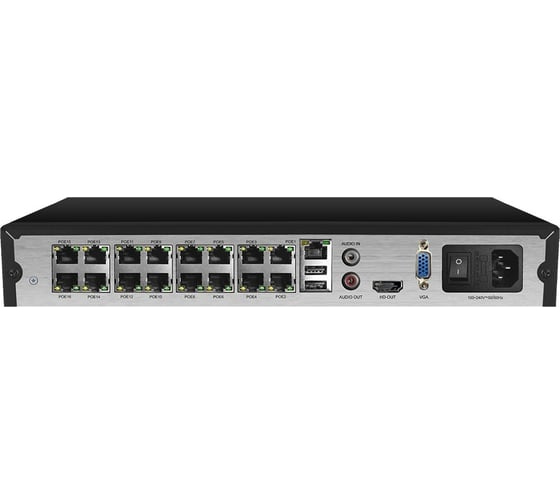 Видеорегистратор Amatek AR-N1641F IP с разрешением до 8 Мп 7000708