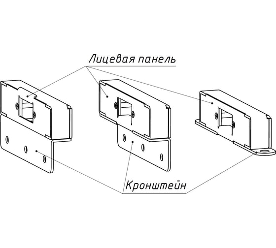 Электромеханический накладной замок PROMIX для запирания распашных дверей и калиток Promix-SM215.10 black