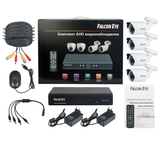 Комплект видеонаблюдения Falcon Eye 00-00112461 FE-104AHD-KIT ДАЧА