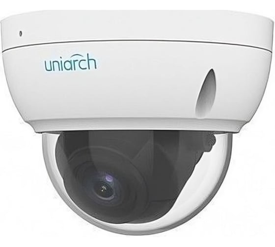 Уличная купольная антивандальная Ip-камера UNV uniarch 4мп с фиксированным объективом 2.8 мм, ик подсветка до 30 м., матрица 1/3" cmos IPC-D124-PF28 1