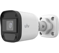 Аналоговая уличная цилиндрическая камера UNV uniarch 5мп (ahd/cvi/tvi/cvbs) с фиксированным объективом 2.8 мм, ик подсветка до 20 м., матрица 1/3" cmos UAC-B115-F28