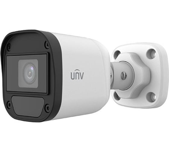 Аналоговая уличная цилиндрическая камера UNV uniarch 5мп (ahd/cvi/tvi/cvbs) с фиксированным объективом 2.8 мм, ик подсветка до 20 м., матрица 1/3" cmos UAC-B115-F28