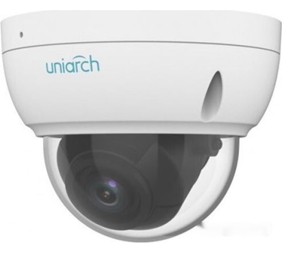 Уличная купольная антивандальная Ip-камера UNV uniarch 4мп со встроенным моторизованным объективом 2.8-12 мм, ик подсветка до 30 м. 1/2.7" cmos IPC-D314-APKZ