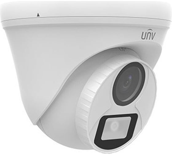 Аналоговая уличная купольная камера UNV uniarch 2мп (ahd/cvi/tvi/cvbs) с фиксированным объективом 2.8 мм, ик подсветка до 20 м., матрица 1/3" cmos UAC-T112-F28