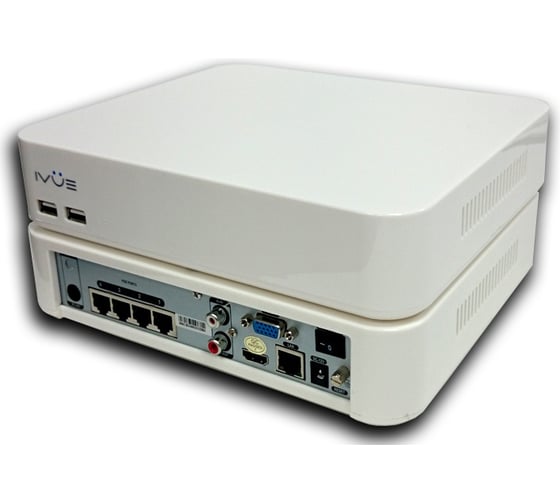 4-х канальный сетевой Full HD регистратор с поддержкой POE IVUE IVN1004A-HP 1