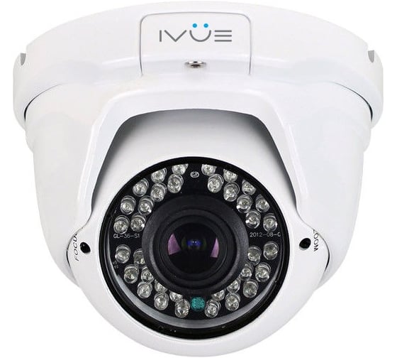 Внешняя купольная антивандальная fullHD AHD камера, 2.0Mpx IVUE iVue-HDC-OD20V2812-60