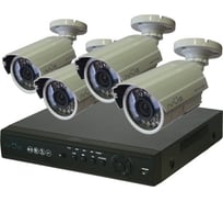 Комплект видеонаблюдения Начальный 4 IVUE 6804VHK-CB15-CM6030