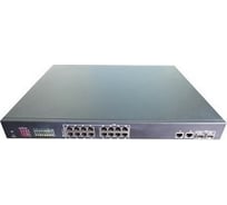 20-ти портовый управляемый 1U коммутатор IVUE PS1016S/ IVUE-PS20-2F16C