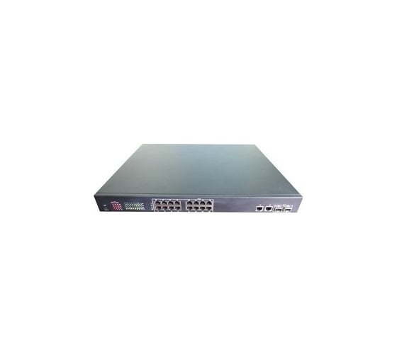 20-ти портовый управляемый 1U коммутатор IVUE PS1016S/ IVUE-PS20-2F16C
