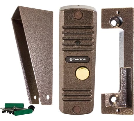 Цветная вызывная панель видеодомофона Tantos WALLE + медь 00-00096749