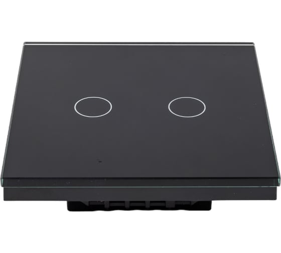 2-кнопочный выключатель SIBLING Powerlite-WS2B0 (черный) без 0 00-00017028