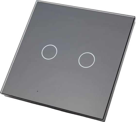 2-кнопочный выключатель SIBLING Powerlite-WS2B0 (черный) без 0 00-00017028