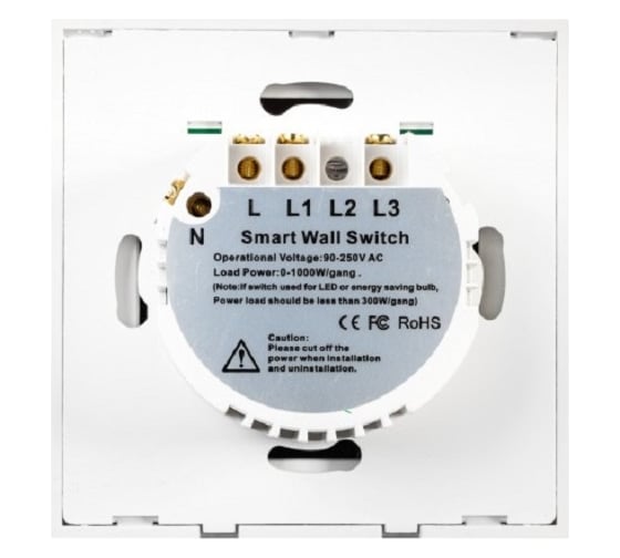 2-кнопочный выключатель SIBLING Powerlite-WS2W0 (белый) без 0 00-00017029