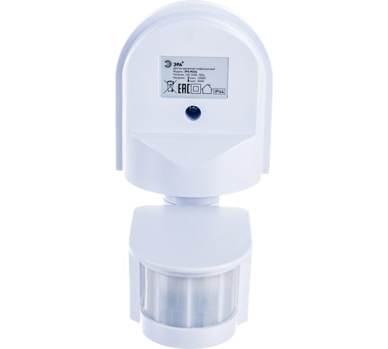 Настенный датчик движения 1200Вт, IP-44, 12м ЭРА MD 04 Б0004268
