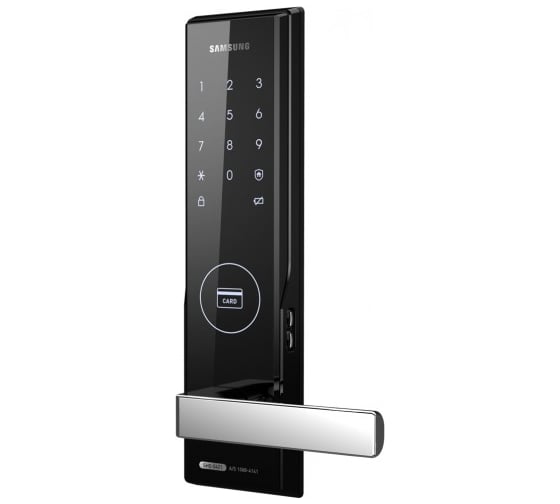 Врезной дверной замок Samsung с ручкой SHS-H505