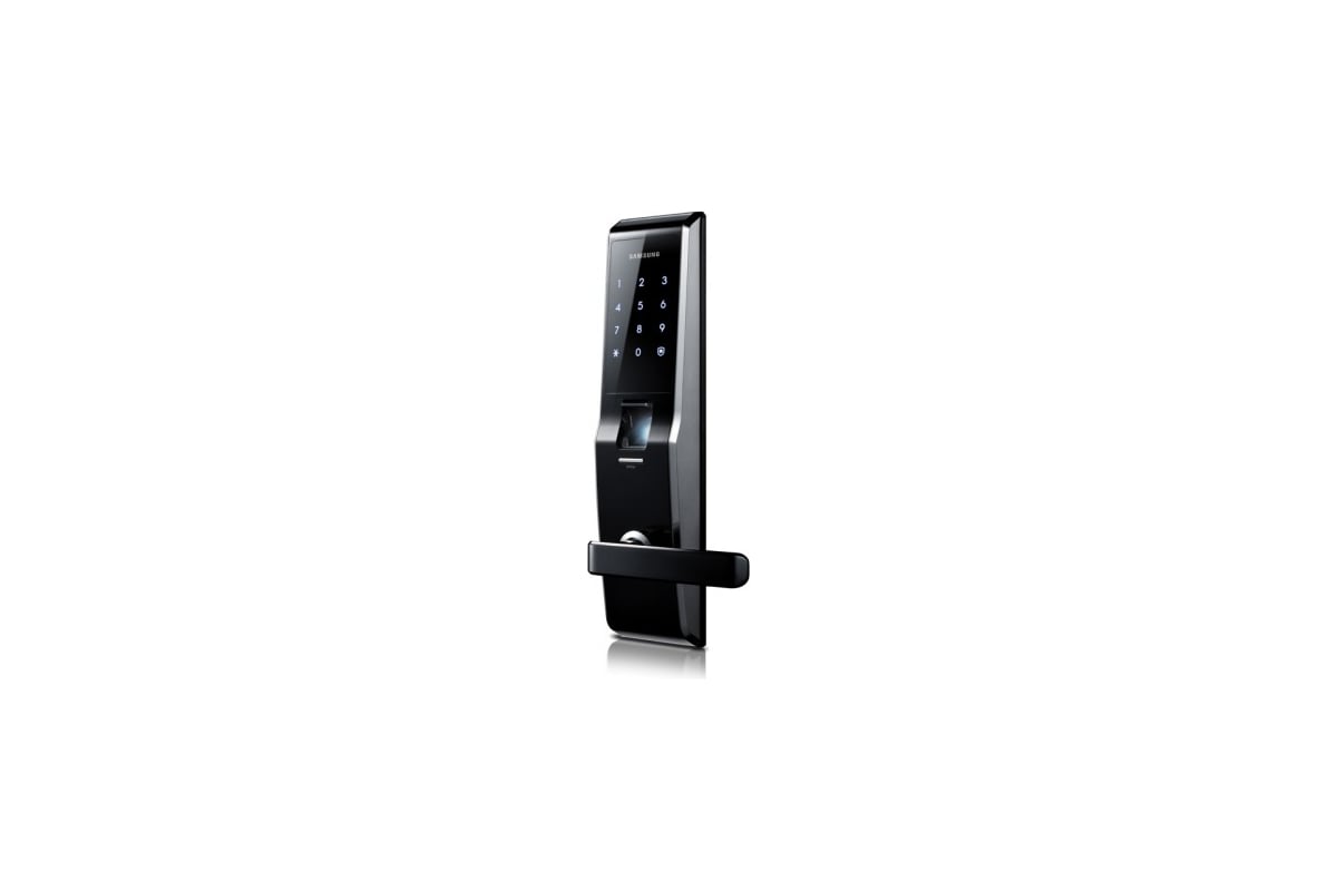  биометрический дверной замок Samsung черный SHS-H705 FBК/EN .