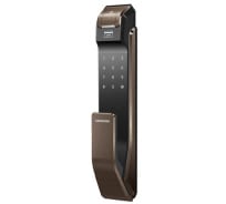 Биометрический врезной дверной замок Samsung шоколад SHS-P718 XBU/EN