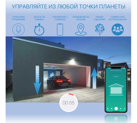 Умный контроллер Roximo для ворот GCCA002