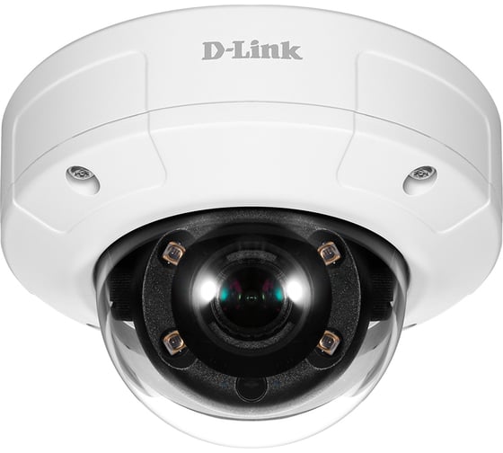 Внешняя купольная антивандальная сетевая камера d-link 5 мп c ик-подсветкой до 20 м, poe, wdr и слотом microsd DCS-4605EV/UPA/A1A 1