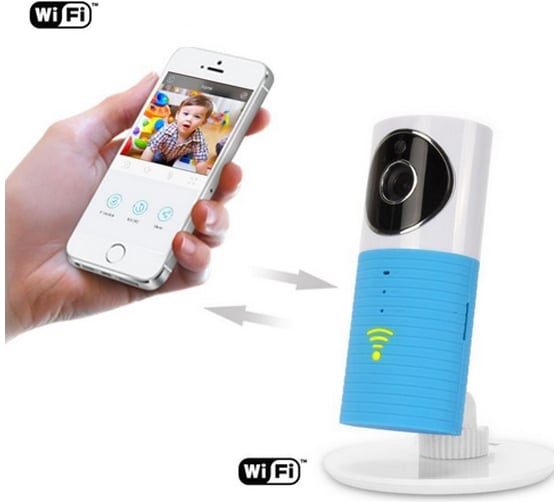 Беспроводная видеокамера Clever Dog Верный Пес с функцией Wi-Fi, P2P BLUE IVUE DOG-1W-BLUE