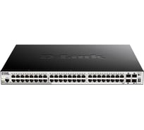 Настраиваемый l2+ стекируемый коммутатор d-link Proj с 48 портами 10/100/1000base-t и 4 портами 10gbase-x sfp+ DGS-1510-52X/A2A