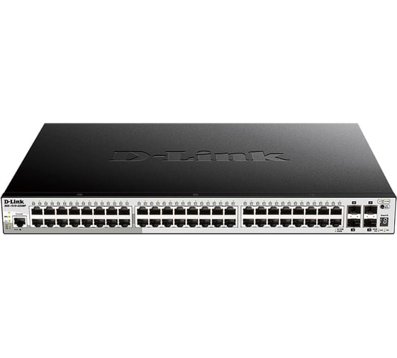 Настраиваемый l2+ стекируемый коммутатор d-link Proj с 48 портами 10/100/1000base-t и 4 портами 10gbase-x sfp+ DGS-1510-52X/A2A 1