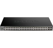 Настраиваемый коммутатор 2 уровня d-link c 48 портами и 4 портами 10gbase-x sfp+ DGS-1250-52X/A1A