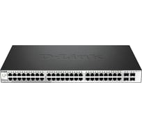 Управляемый l2 коммутатор d-link с 48 портами 10/100/1000base-t и 4 портами 1000base-x sfp DGS-1210-52/ME/A1A