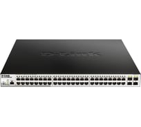 Proj управляемый l2 коммутатор d-link с 48 портами 10/100/1000base-t и 4 портами 1000base-x sfp DGS-1210-52MPP/ME/B3A