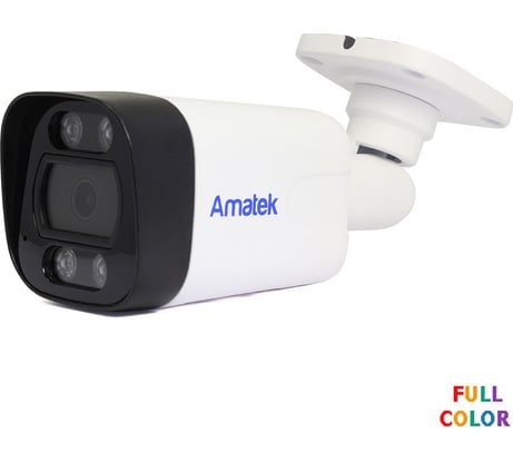Уличная ip видеокамера Amatek Ac-is402mfsx 2.8 мм микрофон+sd+full color 7000757
