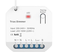 Реле-диммер GRITT Core 2.0 в подрозетник 1 линия 433 32103